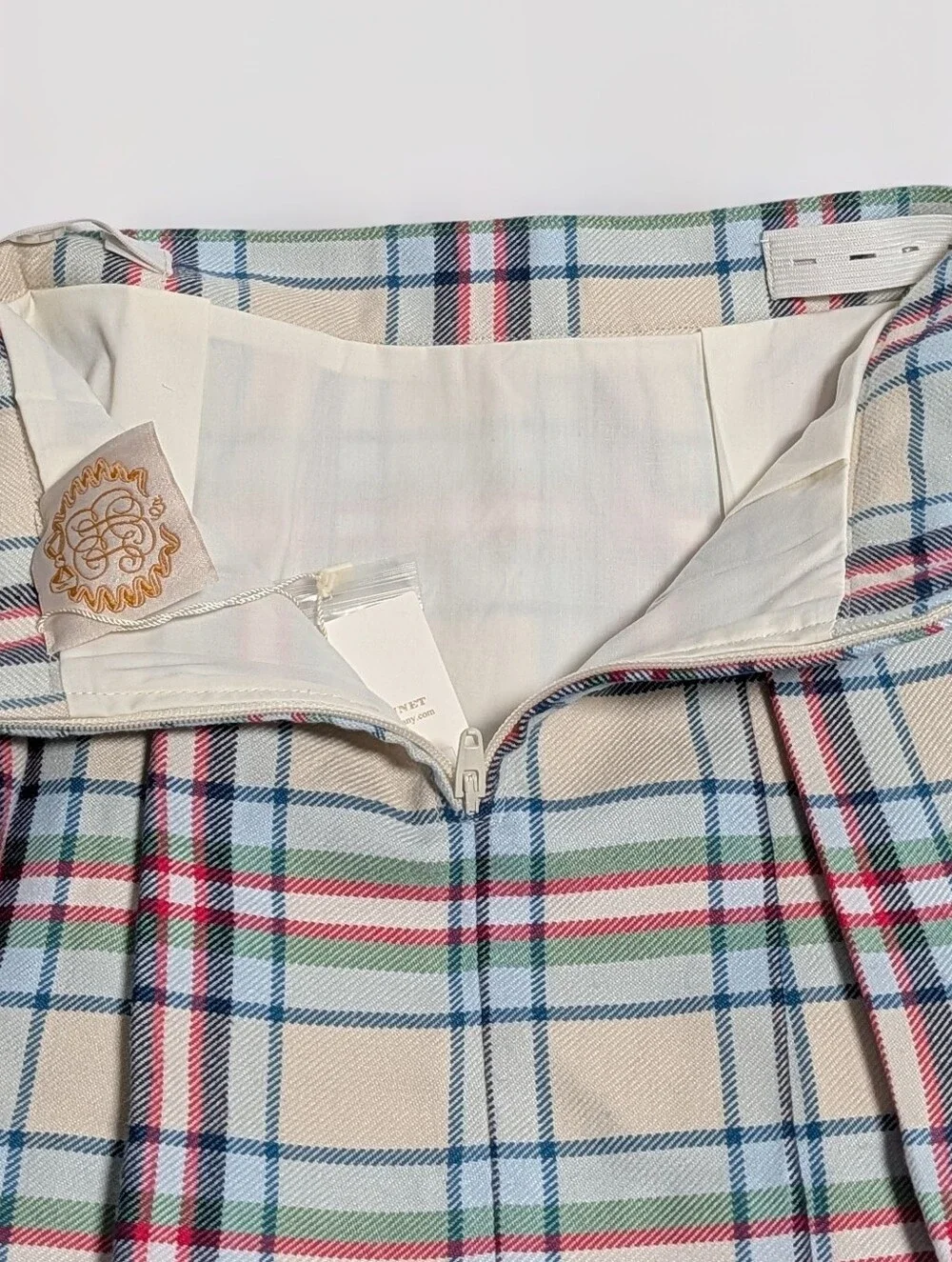 TBBC The Beaufort Bonnet Company Parson Pleated Plaid Skirt Ardmore Pier 4T